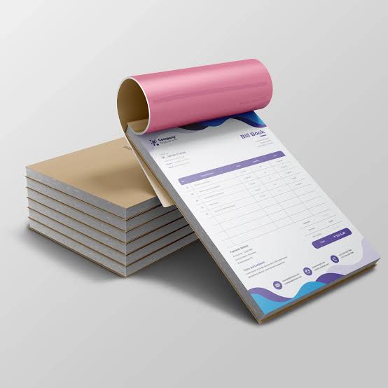 Digital printing for books, pads and printed forms